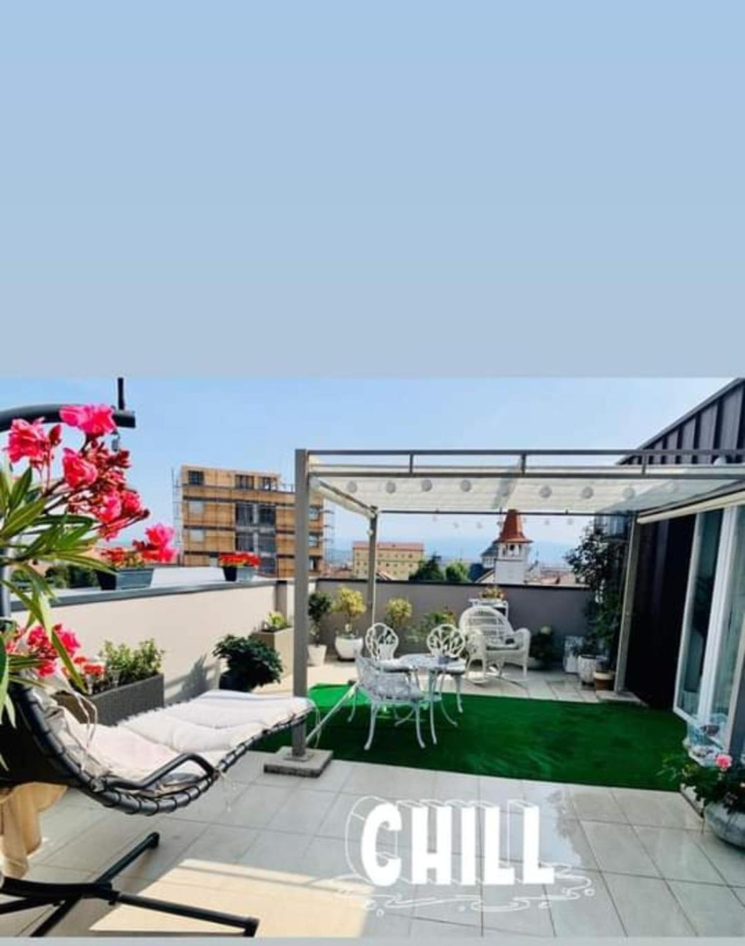 Appartement Sibiu Bach Penthouse Extérieur photo